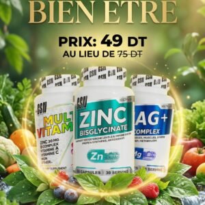 Pack Bien-être → Multivitamines + Magnésium + Zinc