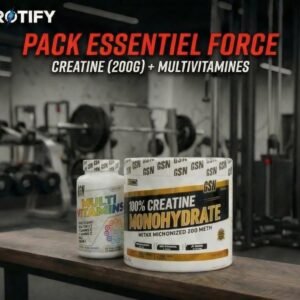 PACK Essentiel Force : Créatine monohydrate + Multivitamines