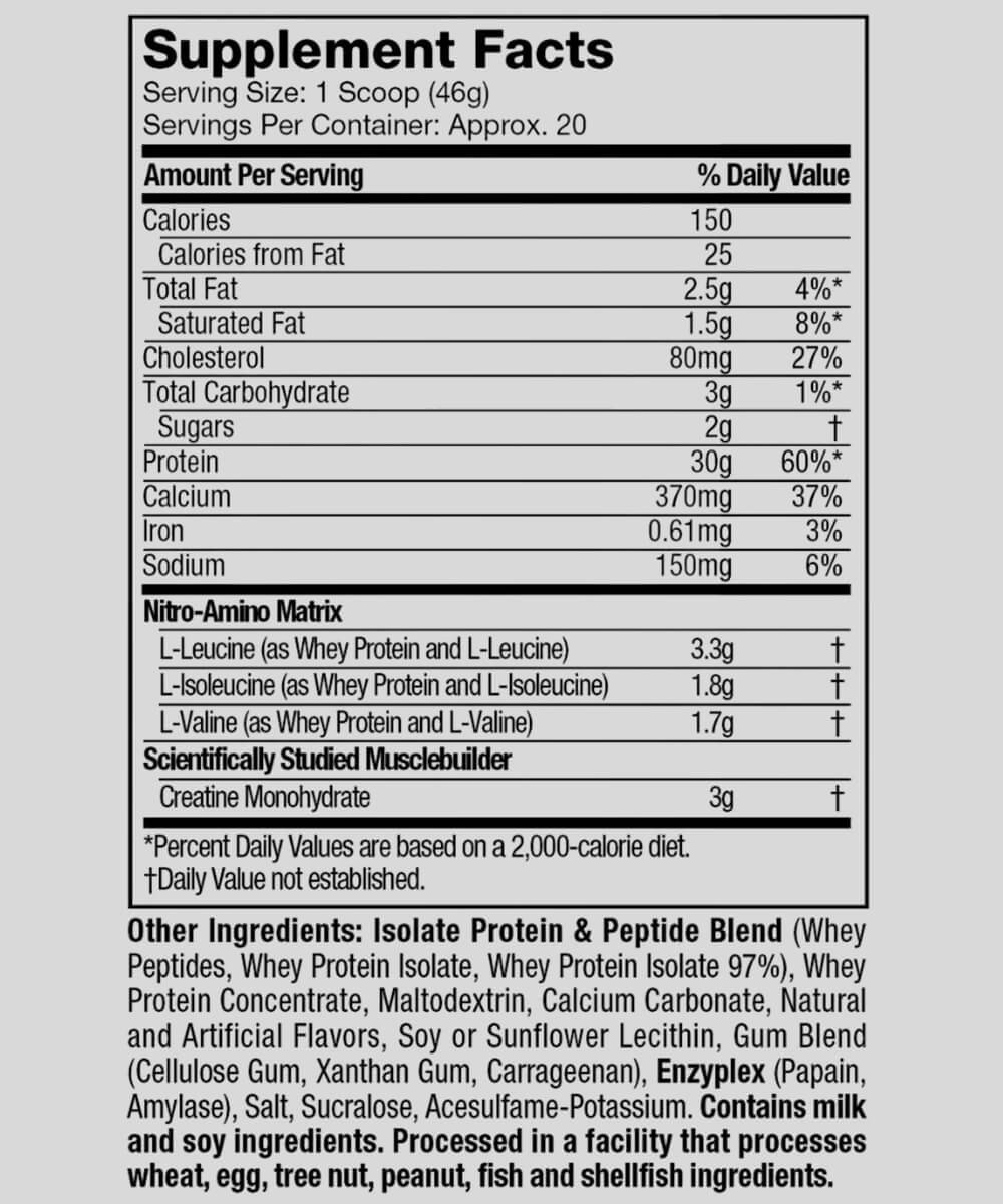 Nitro-Tech Whey Protein - Muscletech | 1.8kg – Image 2